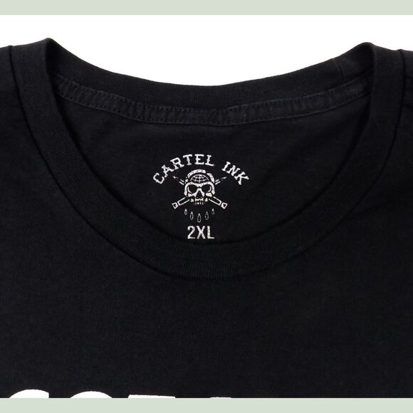 Got More Tattoos Than I Do Friends Shirt Mens 2XL Black Graphic Funny Biker Goth - Picture 4 of 10